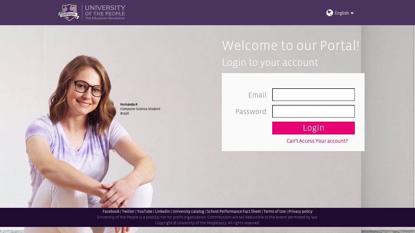 University of the People - Login To Portals